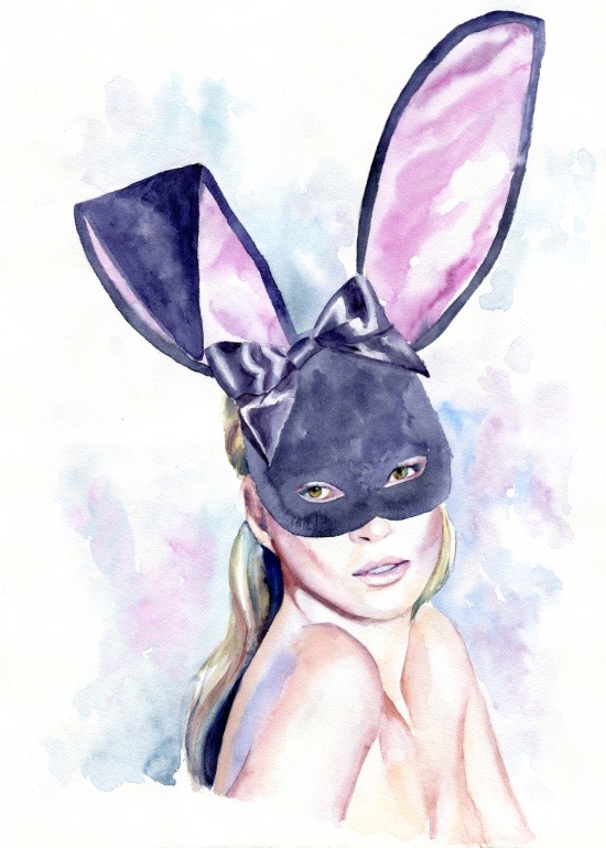 artagainstsociety:  Sexy Watercolor Paintings by Cora-Tiana  