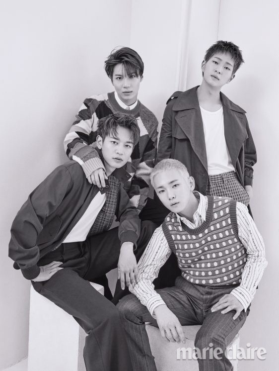 stylekorea:SHINee for Marie Claire Korea June 2018. Photographed by Shin Sun Hye