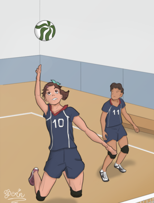 beryllheliodora: Fence Week Day 5: CrossoverFence x Haikyuu!!In which bobby proves he can jump reall