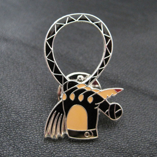 the-goggles: littlewhip: Let ‘em know your whip hand is strong with this die struck enamel pin