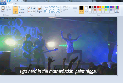 wecameforeverwiththeveil:  get it? paint HAHAHAHHAHAHAHHAHA WOW GUYS THIS IS SO FUNNI HEHE GET IT HARD IN THE PAINT 