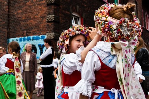 The Feast of Corpus Christi Procession in the parish Świętochłowice-Lipiny (Silesia, Poland).This pl