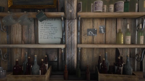 Some interesting rules in Keane’s Saloon. No Con Artists? No Horses Inside? I’m pretty s