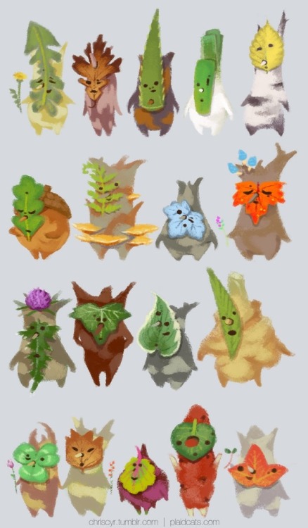 chriscyr:Yahaha! You found us!Some korok variation doodles.