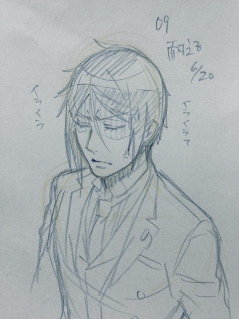 kuroshitsuji-indonesia:  Yana Toboso Scribbles June, 23rd 2013 