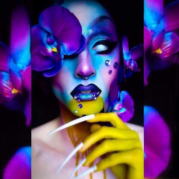 Check out the FREAKING AMAZING work by @kaoticadivine MY FAVORITE makeup artist of