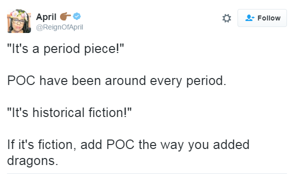 nevaehtyler:  bellaxiao:    People of color are the slaves in Game of Thrones. But