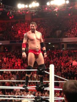 englandfinest:   ✔Credit 'JordanRyder95' on Twitter.  Seriously why wasn&rsquo;t Wade&rsquo;s bulge on Raw this past monday?!