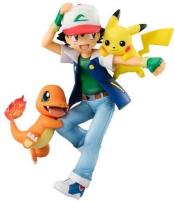 Pokeshipping:  Colored Version Of The Upcoming G.e.m. Series Ash And Misty Figures!