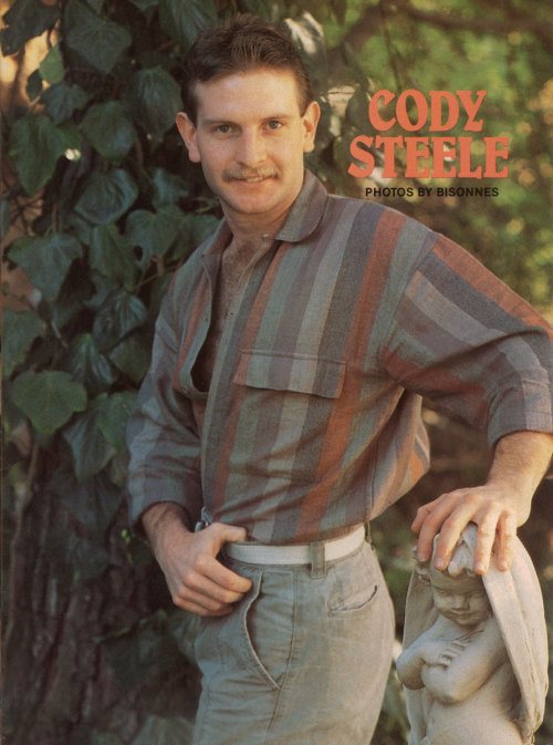 From ADVOCATE MEN (Oct 1986) Photo series called &ldquo;Cody Steele&rdquo; photo by Fred Bis