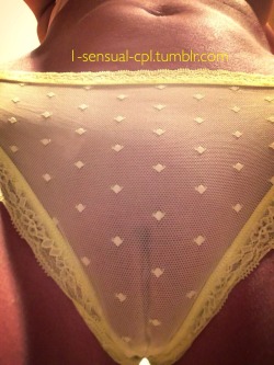 1-sensual-cpl:  Yellow and SHEER!!!