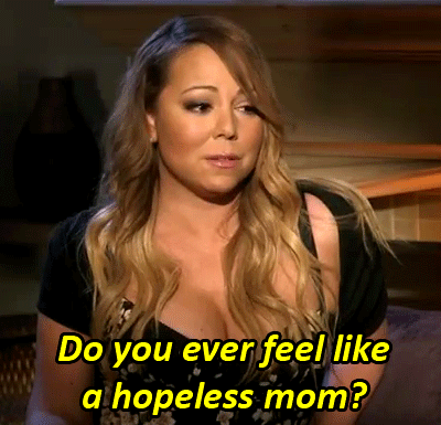 betterthankanyebitch:  1975blog: Mariah Carey getting interviewed at 4:30 in the