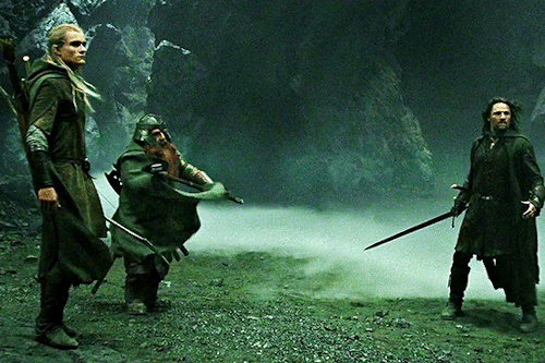 annelisters:GET TO KNOW ME GIF MEME - favourite platonic relationships (1/?)↳ aragorn, legolas &amp;