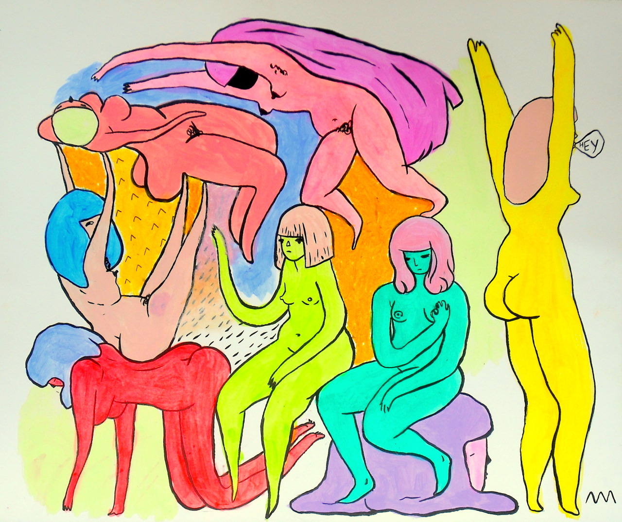 annmuddy:  found a painting from last year that i thought had been sold, but it hasn’t
