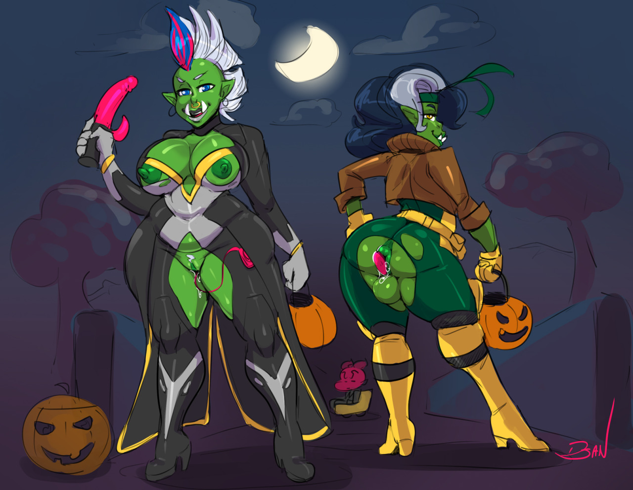 fedefyr:  You never get too old to go trick and treating with your mother, slutty