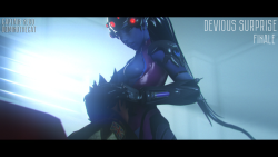 dominothecat:  Devious Surprise: FinaleThe final part of Devious Surprise by me and CaptainXero, is finally here! In this part Widowmaker finally lose control at her sexual desires and surrenders to her feelings for Tracer. What would she did to a poor
