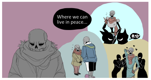 HomeSick part 95Monsters happily roam  the surface, everybody settled somewhere, it’s all good. Papy