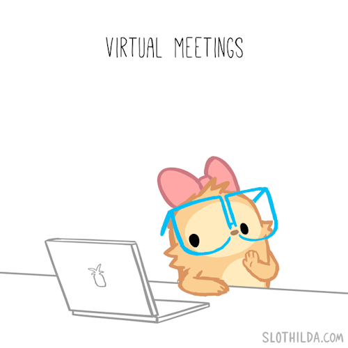 slothilda:Virtual meetings are fun, right?