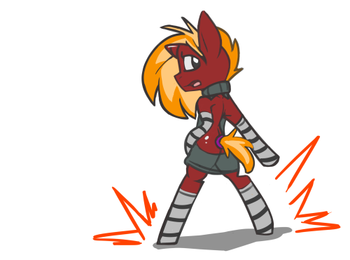 taboopony: Scuttlebug: See! I look great! and you have nothing to worry about  Mod: uggg.. maybe Scuttlebug: Next time you might even let me wear one of the thong? Mod:…. *sighs* teenagers  x3!