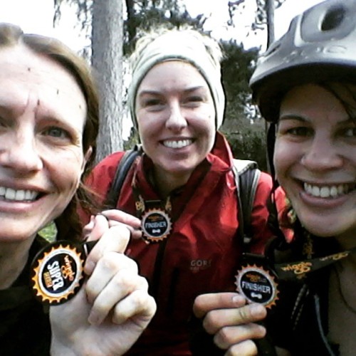 Super happy to complete the Wiggle ups and downs Epic mountain biking ride in sub 4hrs. Laura (in th