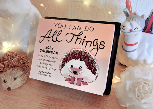 You Can Do All Things 2022 Calendar releases today, hooray! This day-to-day desk calendar features o