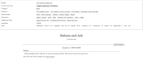 balsam and ash ch6 is up! i posted a chapter yesterday too so if you missed that one make sure to go