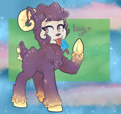 charlie-b-t: My cute gf made a cute pony OC Shep OC? She made a fluff and I love it so i had to draw it  Cutie~!