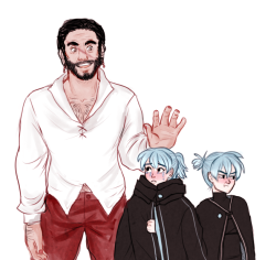 &ldquo;Your mother&rsquo;s coat looks good on you, Astra! Wear it with pride, not tears.&quot;  little Astra and her bro Astro hanging with newly appointed guardian Uncle Bax