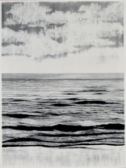 vjeranski:  Francisco Faria “sea (erased)”, 2009graphite on paper, 150x110cm.