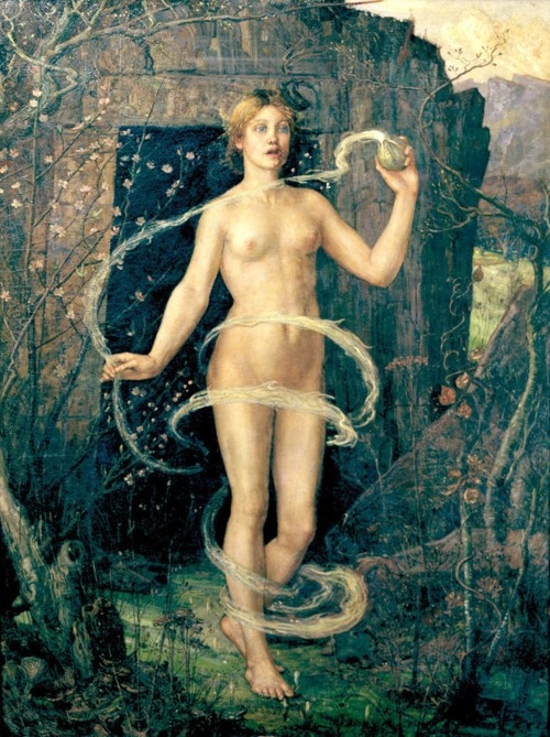 The Spring Witch by Marie Spartali Stillman, c. 1880.