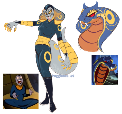 Cobra Queen/ Audrey Manatee Design From Freakazoid! Shes One Of My Favorite Villains Of The Show And