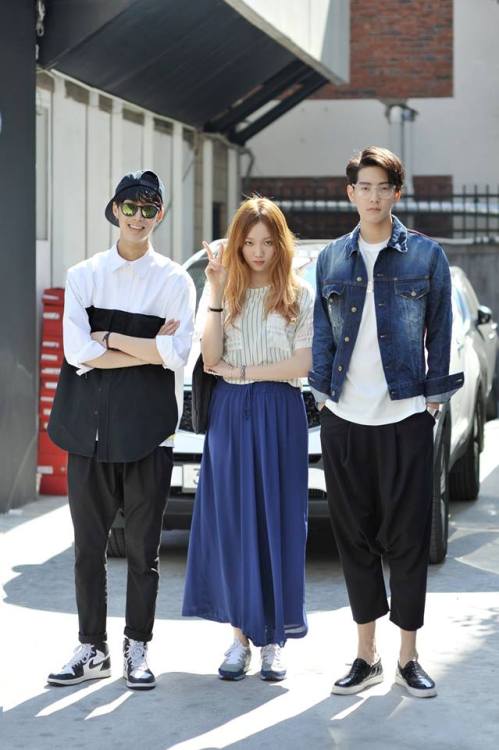 koreanmodel:  Streetstyle: Kim Pilsu, Lee Seongkyeong, Jo Minho shot by Choi Seung Jum