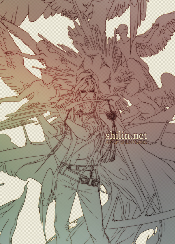 okolnir:  line art for the next full painting I’m doing c: I’ve tried to learn