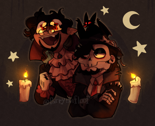  Day 21: holiday Even if Melvin is a real vampire he still loves Halloween!I’m using a prompts