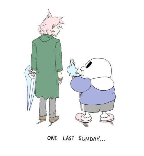 sirartwork:One last Sunday together, old friend.One shared not...