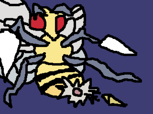 015. Beedrill (carddass)[pin missile]