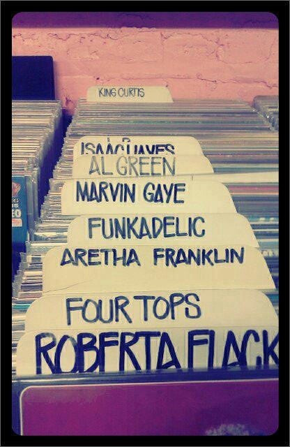 obsessedwithallmusic:  Record stack 