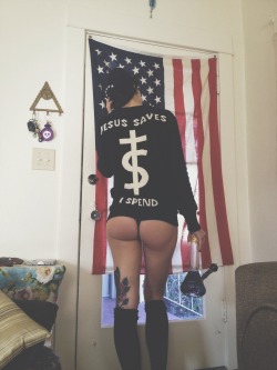 thecityofsodom:  Jesus Saves. I Spend. 