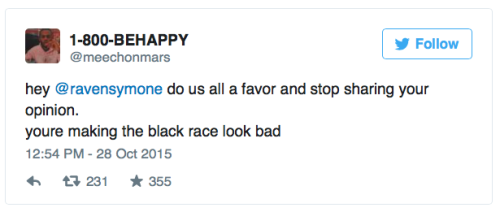 stopwhitepeopleforever:micdotcom:Someone take The View away from Raven Symone. This type of victim b