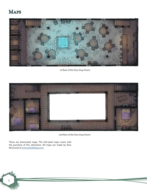 dnd-5e-homebrew:Fiery Grog Tavern Adventure/Sidequest by SpiketailDrake 