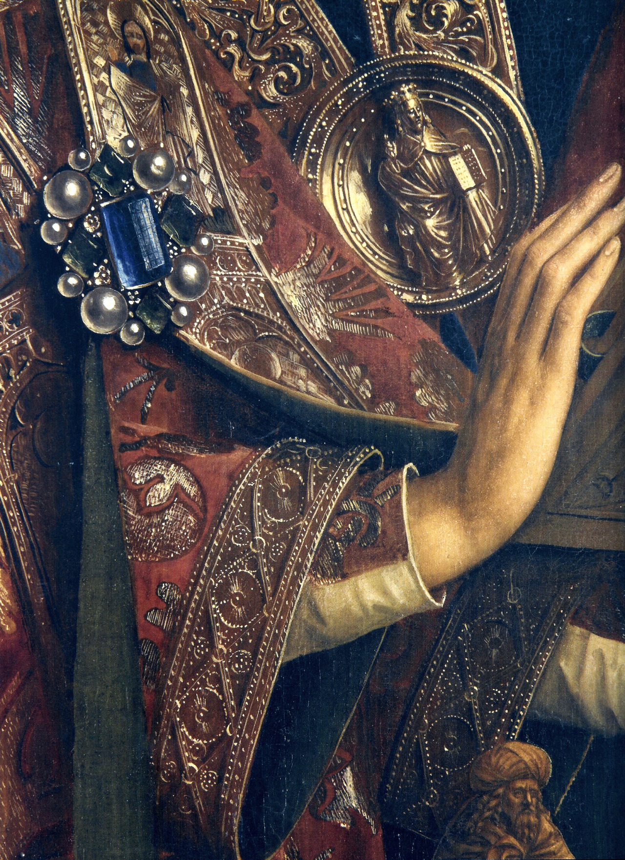 c0ssette:  Detail - Angels “Ghent Altarpiece” finished 1432, Jan van Eyck. 