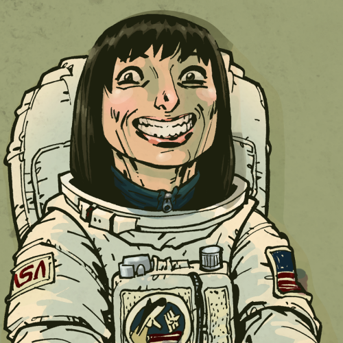 womenrockscience:  Happy Birthday NASA They just turned 55. Lets celebrate with portraits of amazing female astronauts by legendary comic book illustrator Philip J Bond Can you guess the names of the astronauts from the drawings? Check out the rest of