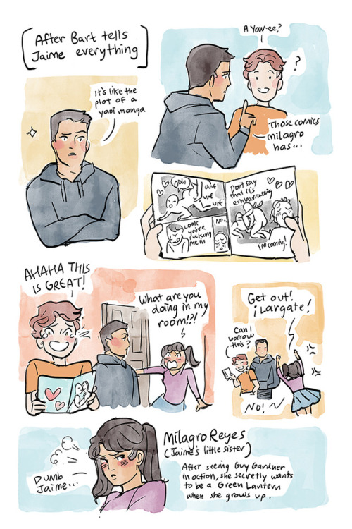 ANOMALY EXTRASBoth Jaime and Bart have lots of history behind their origins and superhero names&