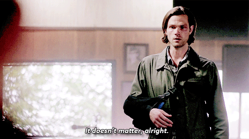 anastiel:   You don’t have to do this. Look, we know how to cure demons!   #why