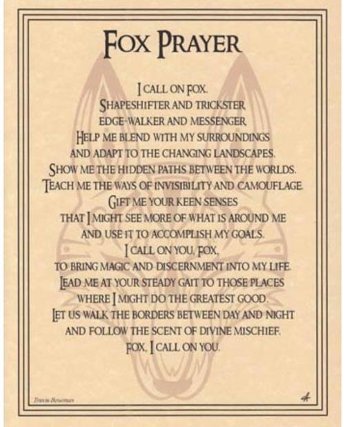 I call on you, Fox ❤️ #foxprayer