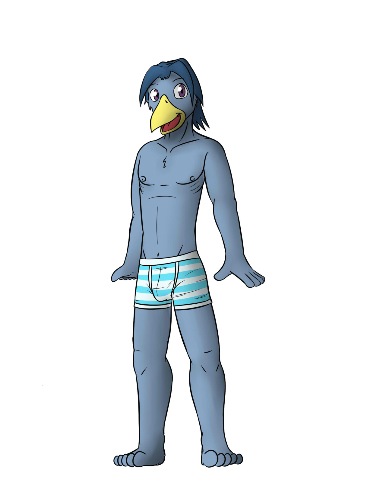 Full body references of the Texnatsu guys. I tried out a new shading technique. 