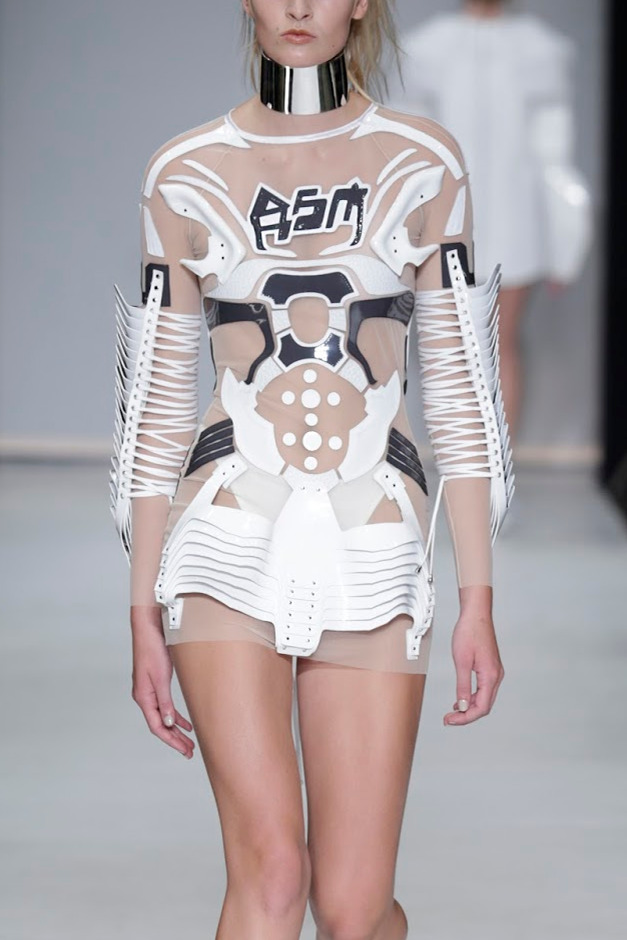 givenchyrunway:  Anne Sofie Madsen Spring 2014 Details
