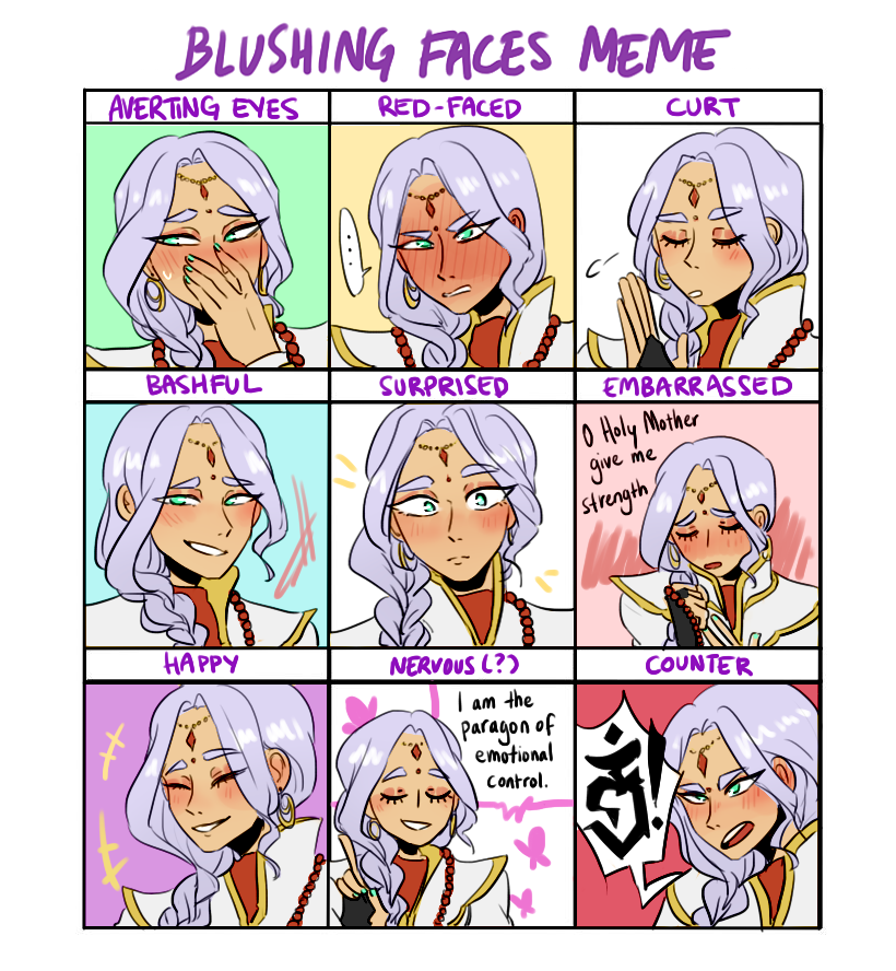 Featured image of post Blush Meter Meme Mha Try your hand at the blush meter challenge by drawing what your rendition of the blush progress of a person looks like