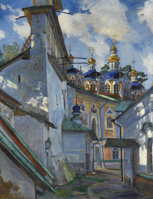 Sergei Vinogradov - View of the Pechera Monastery - 1928