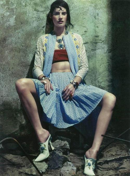  Marte Mei van Haaster in ‘South of the Border’ by Mikael Jansson and styled by Karl Templer for Int